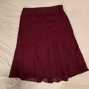 Apt 9 Burgundy Skirt Size Small